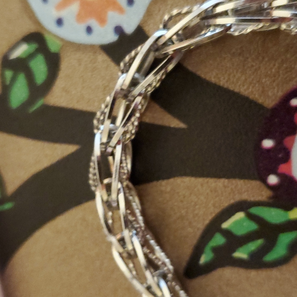 💚 Vintage Fancy silver bracelet - Picture 6 of 10